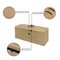Modern Leisure Basics Patio Cushion & Cover Storage Bag, 48 in. L x 16 in. W x 22 in. H, Khaki 4124AB - alternate 3